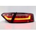 AUDI A5 B8 07-09 Red Clear Light Bar LED Tail Lamp AUDI A5 B8 07-09 Red Clear Light Bar LED Tail Lamp